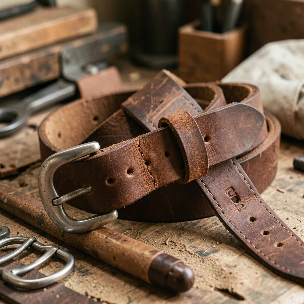 Traditional leather working tools